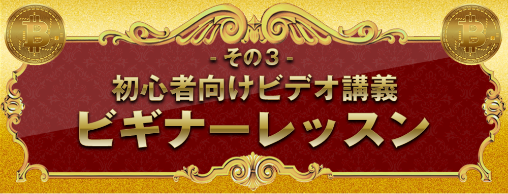 その3
初心者向けビデオ講義
ビギナーレッスン